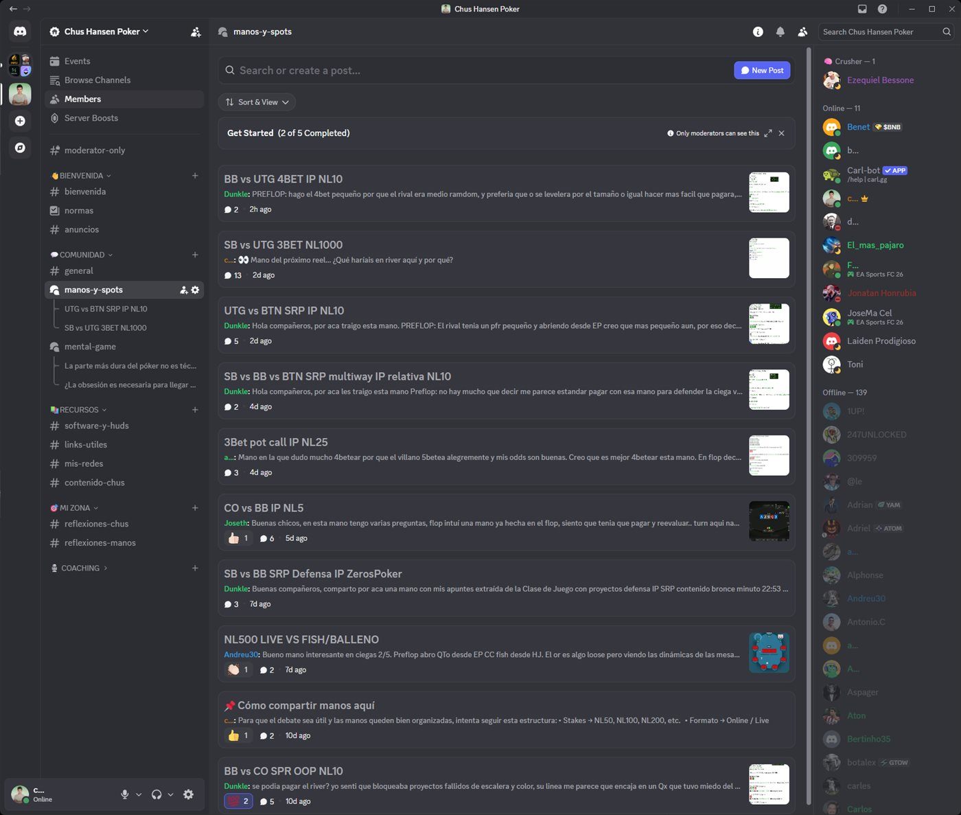 Discord — Chus Hansen Poker